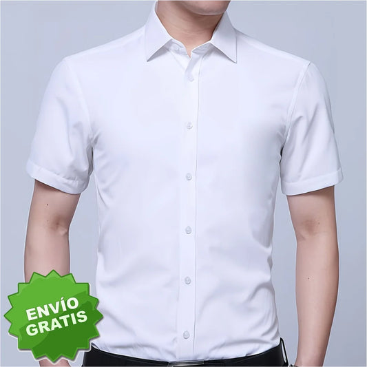 Camisa Slim Manga Corta Para Hombre (Ref. 300)