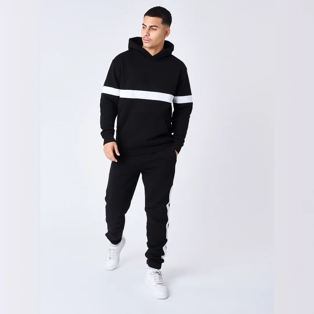 Conjunto Hombre D01 Franja Sin Estampado