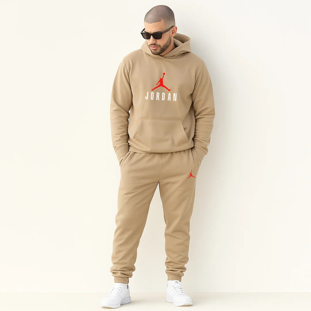 Sudadera Para Hombre - Casual Unicolor Estampado JD
