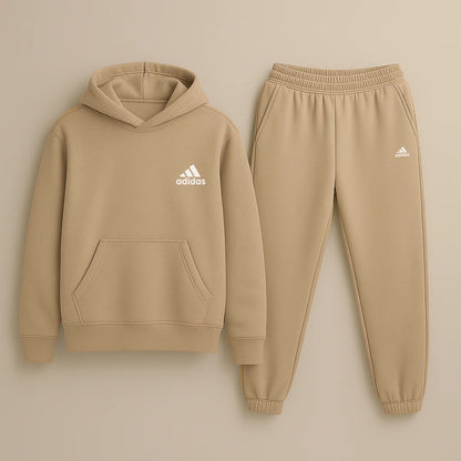CONJUNTO SUDADERA JOGGER+HOODIE CON CAPOTA PARA HOMBRE ADIDAS
