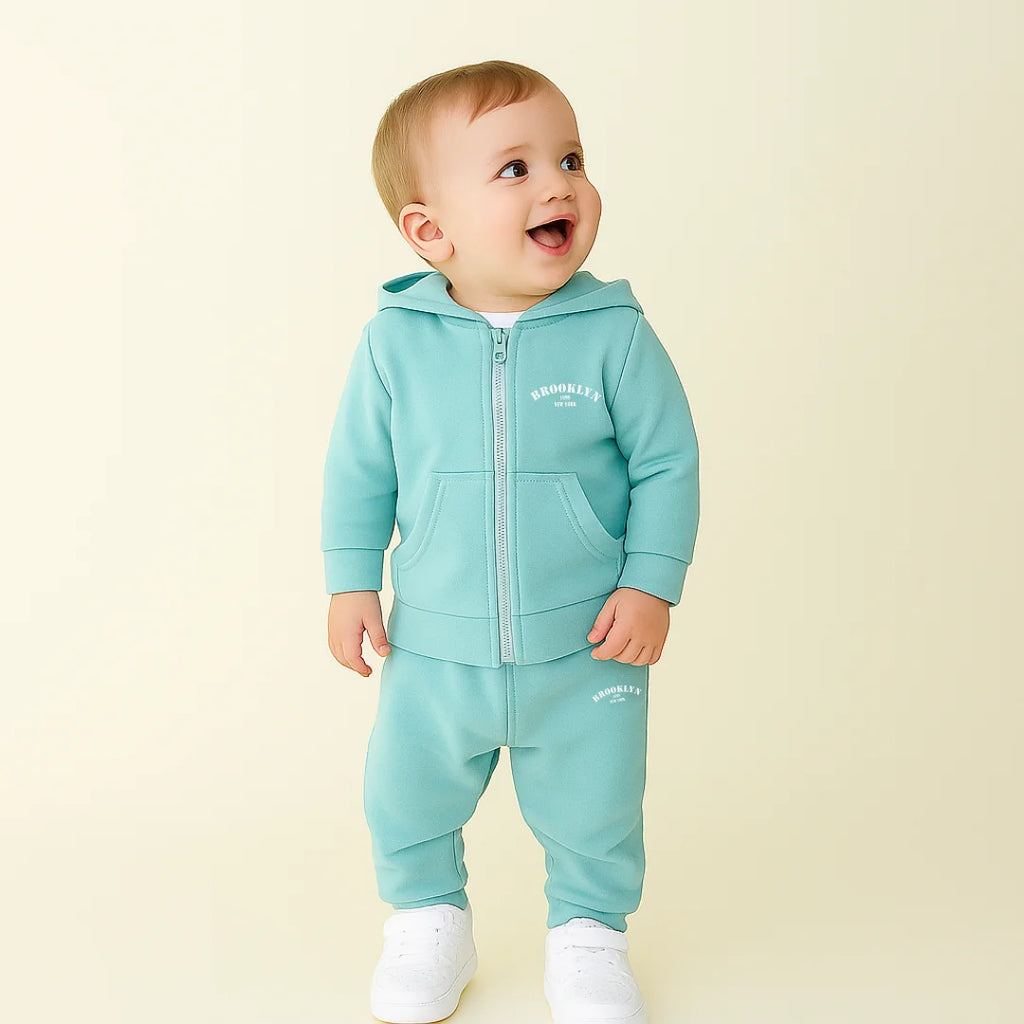 Conjunto Con Cierre Para Niño Brooklyn Tallas 0 a Talla 1