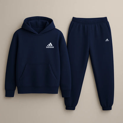 CONJUNTO SUDADERA JOGGER+HOODIE CON CAPOTA PARA HOMBRE ADIDAS