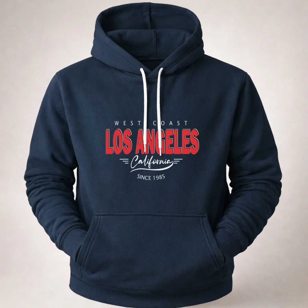 Buso hoodie Unicolor - Capucha Bolsillo Canguro B01 Los Angeles