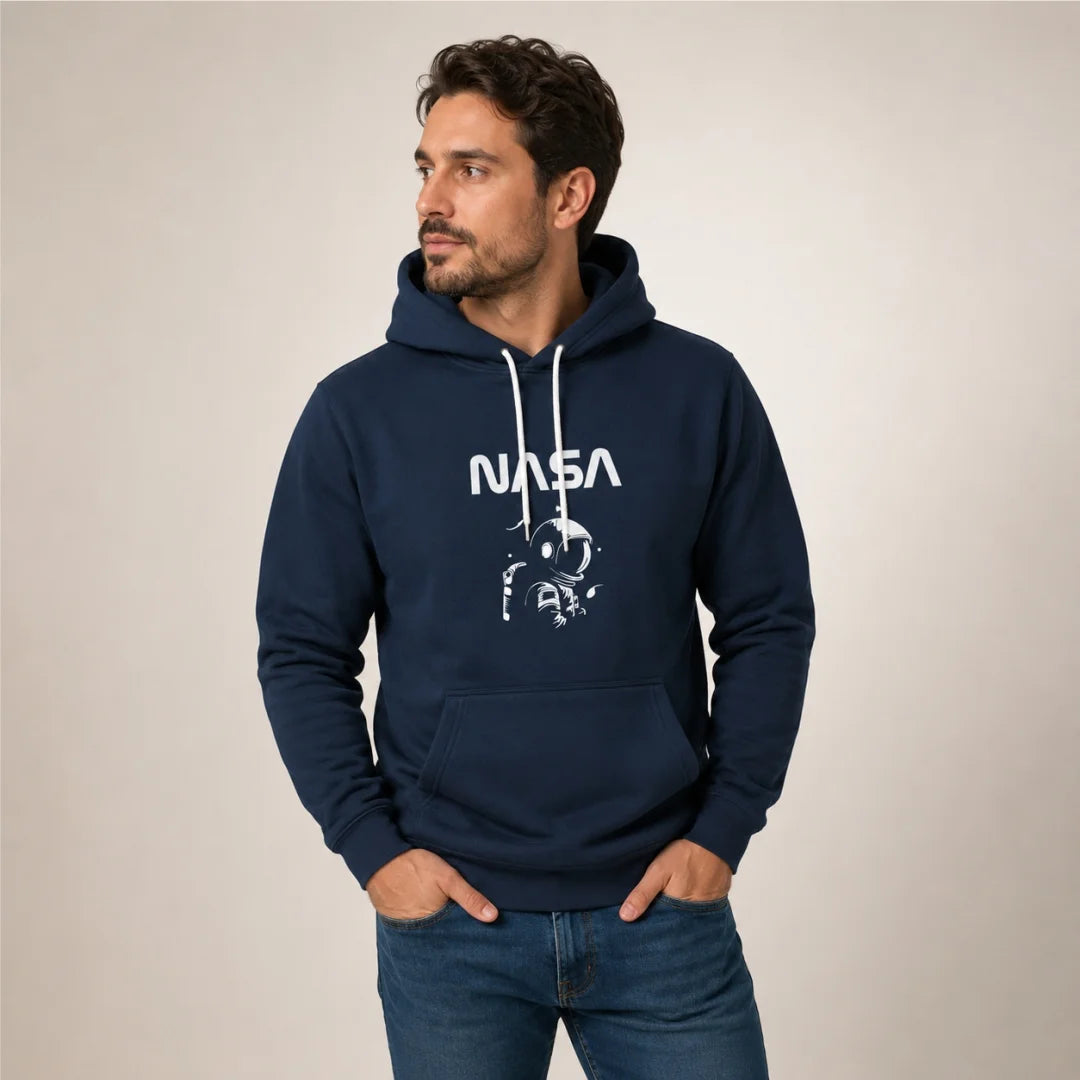 Buso hoodie Unicolor - Capucha Bolsillo Canguro B01 NASA