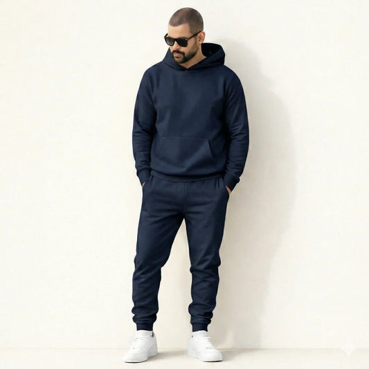 Conjunto Unicolor Hombre Buso Con Capota+Pantalon SH01 SE