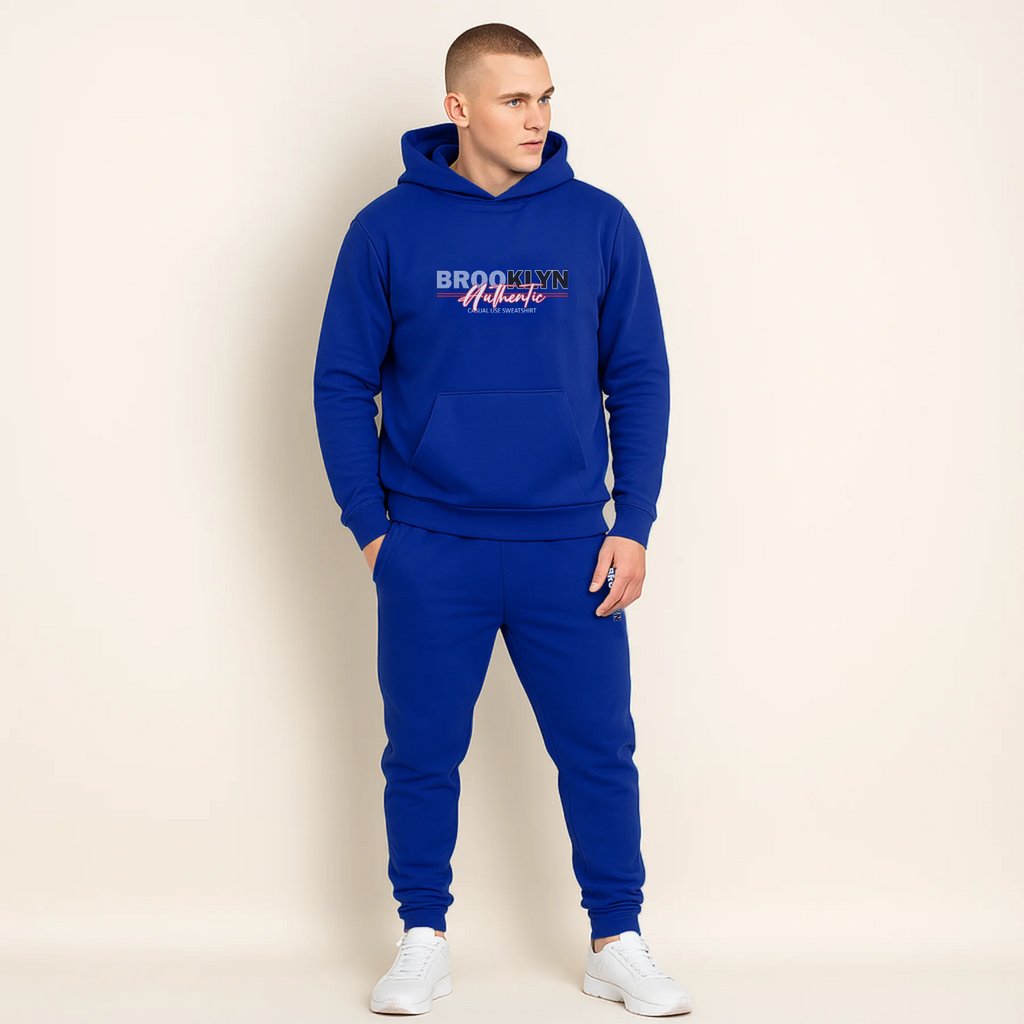 CONJUNTO SUDADERA JOGGER+HOODIE CON CAPOTA PARA HOMBRE BROOKLYN