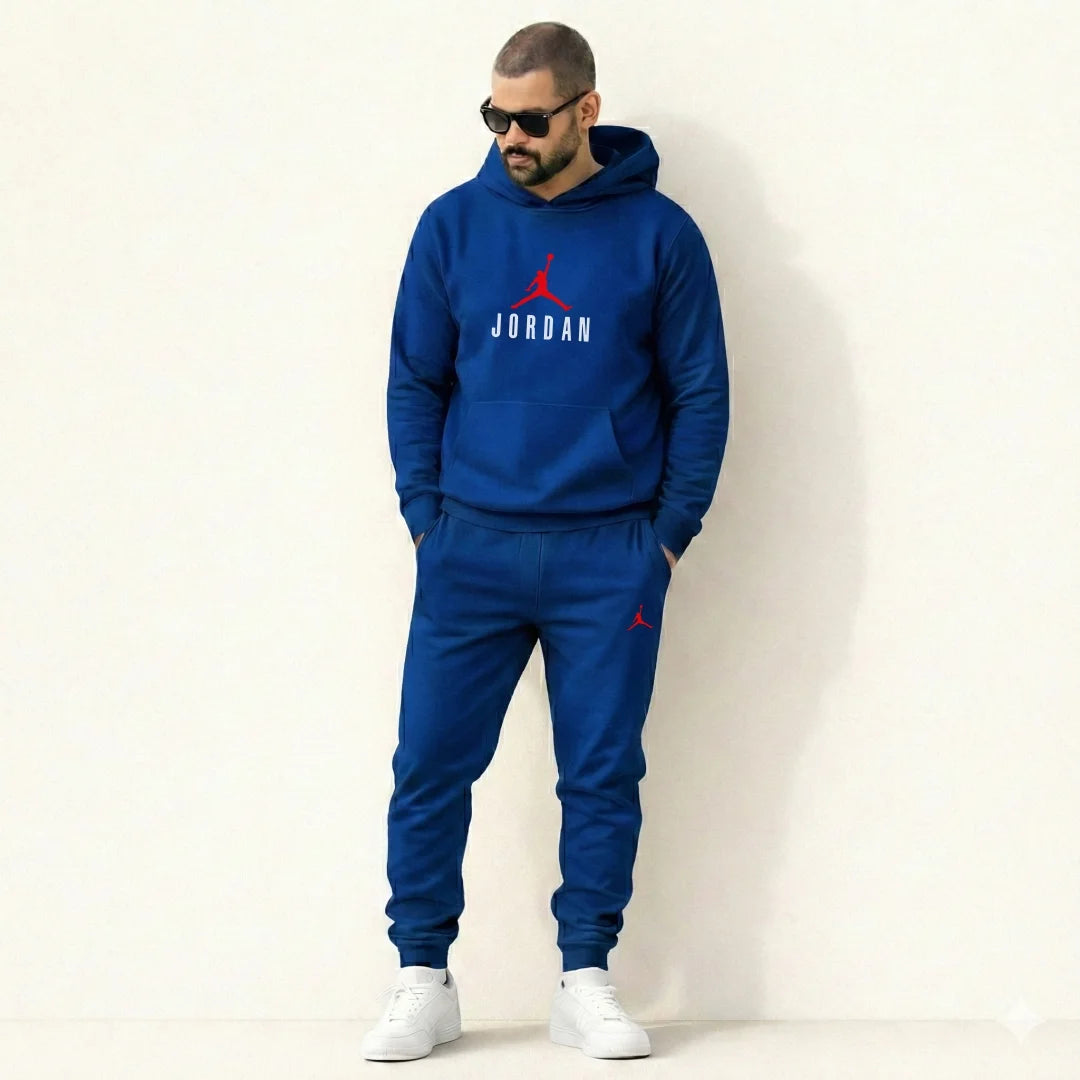 Sudadera Para Hombre - Casual Unicolor Estampado JD