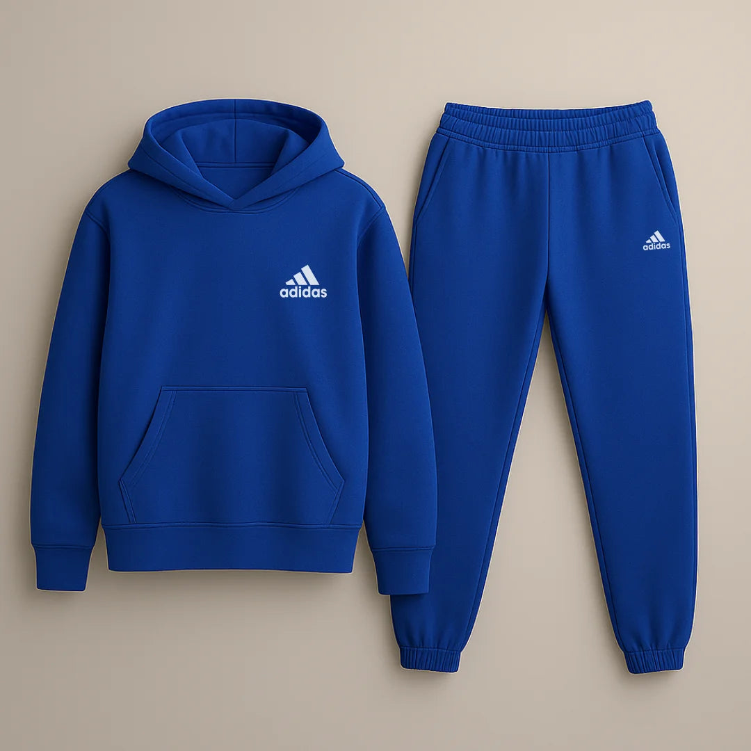 CONJUNTO SUDADERA JOGGER+HOODIE CON CAPOTA PARA HOMBRE ADIDAS
