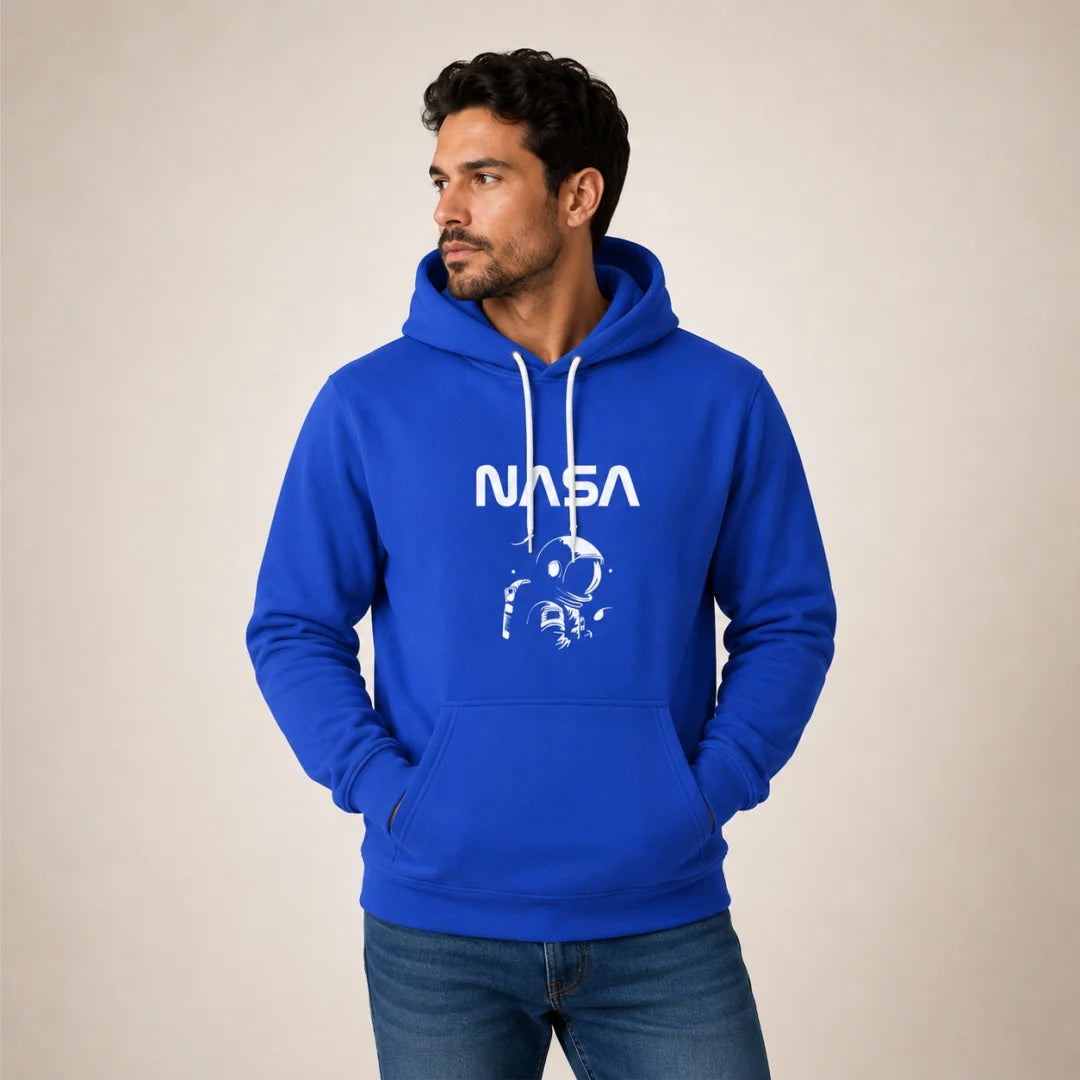 Buso hoodie Unicolor - Capucha Bolsillo Canguro B01 NASA
