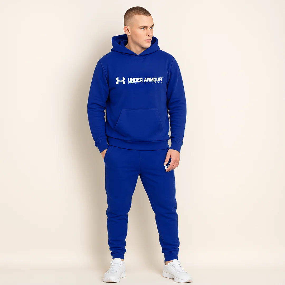 CONJUNTO SUDADERA JOGGER+HOODIE CON CAPOTA PARA HOMBRE UNDER ARMOUR