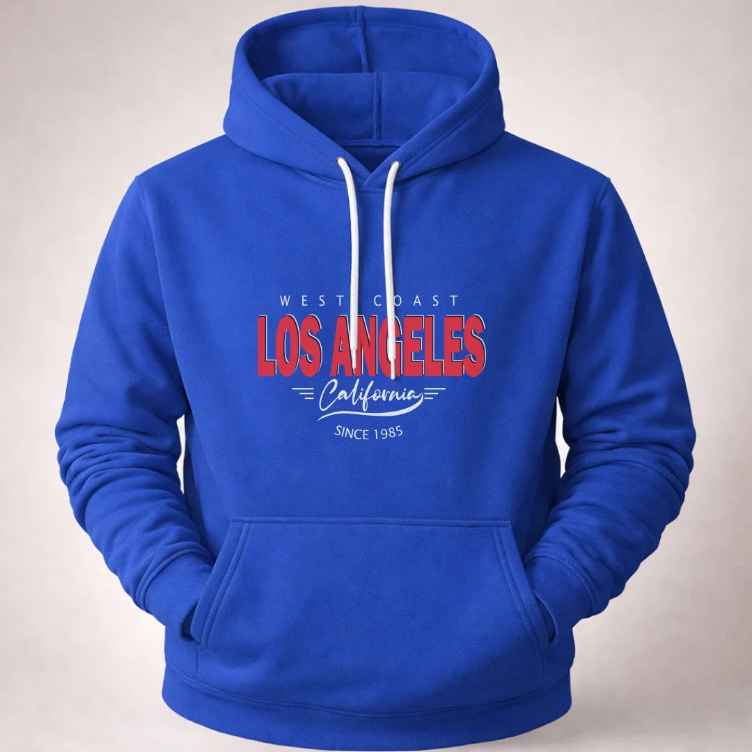 Buso hoodie Unicolor - Capucha Bolsillo Canguro B01 Los Angeles