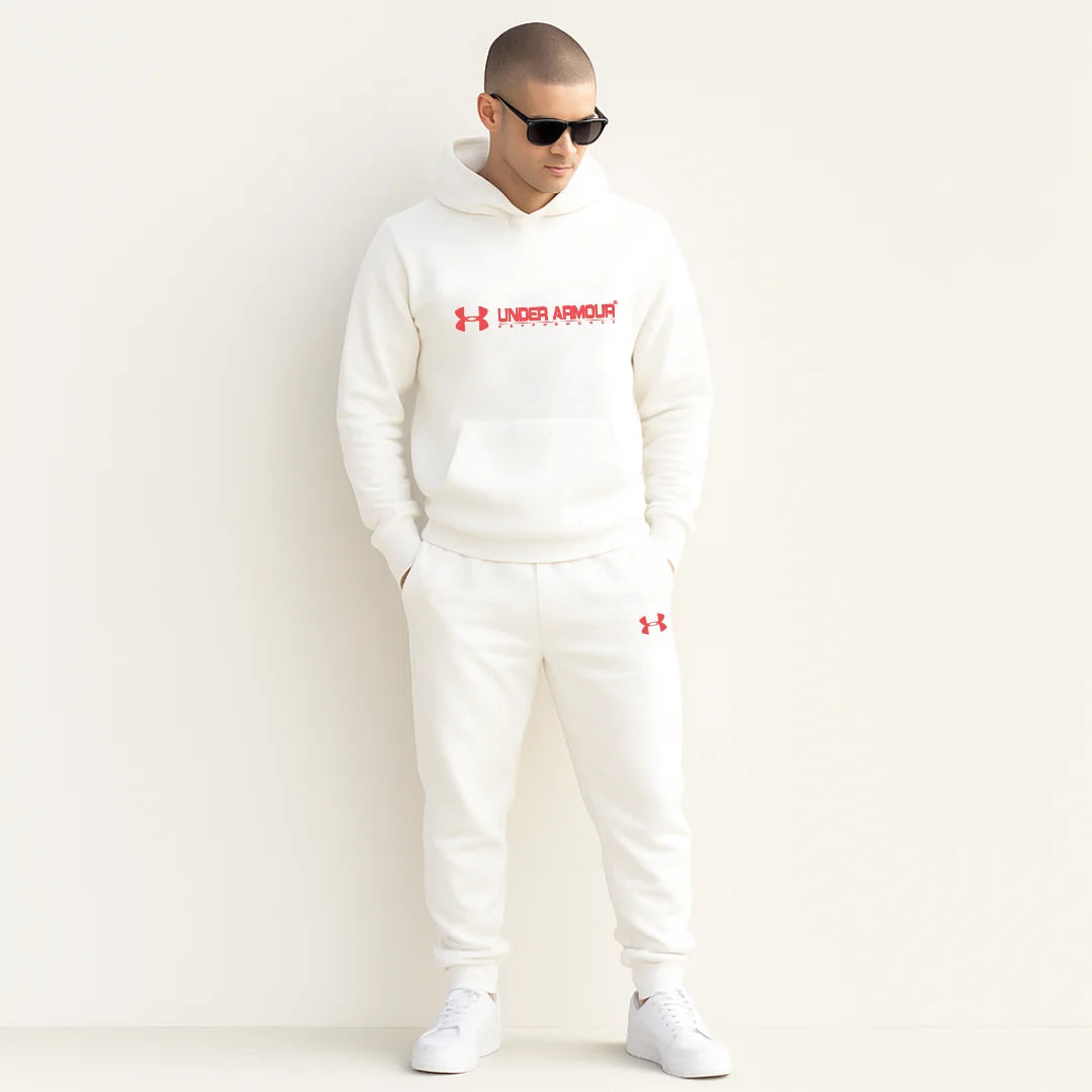 CONJUNTO SUDADERA JOGGER+HOODIE CON CAPOTA PARA HOMBRE UNDER ARMOUR