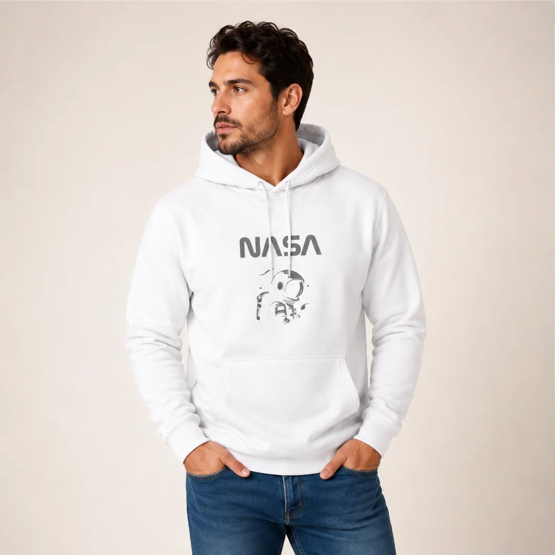 Buso hoodie Unicolor - Capucha Bolsillo Canguro B01 NASA