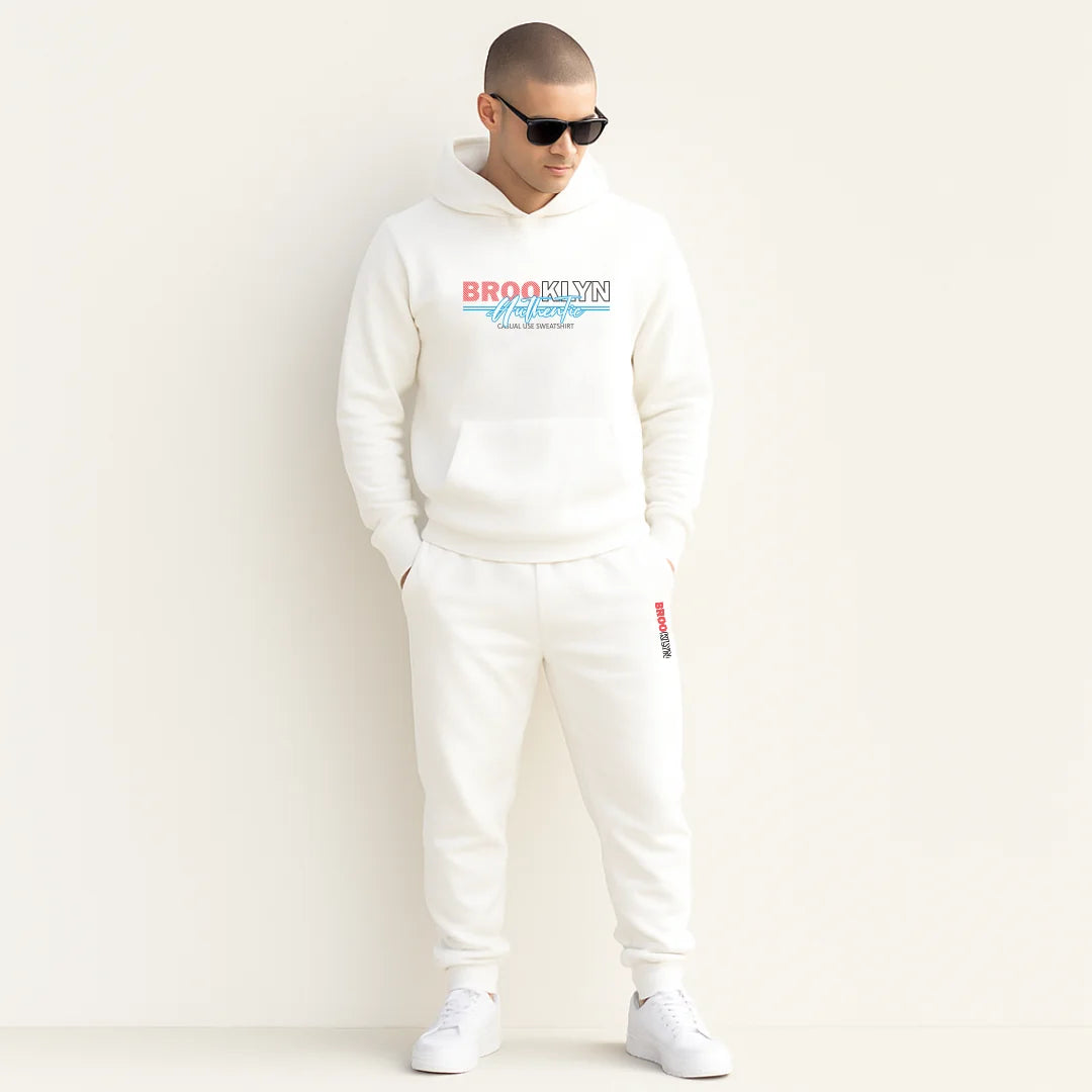 CONJUNTO SUDADERA JOGGER+HOODIE CON CAPOTA PARA HOMBRE BROOKLYN