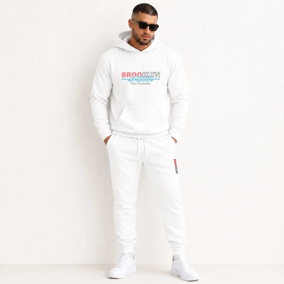 Conjunto Jogger + Hoodie Con Capota Para Hombre Brooklyn (SH01)