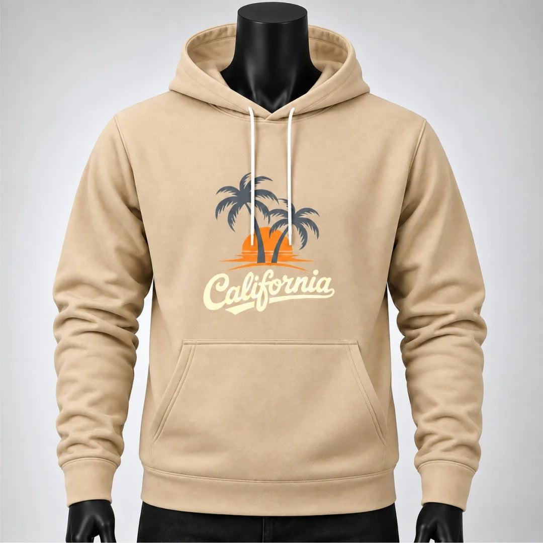 Buso Hoodie Para Hombre Con Capota California (B01)