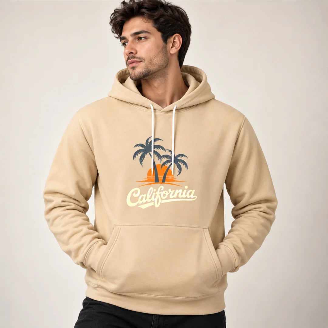 Buso Hoodie Para Hombre Con Capota California (B01)