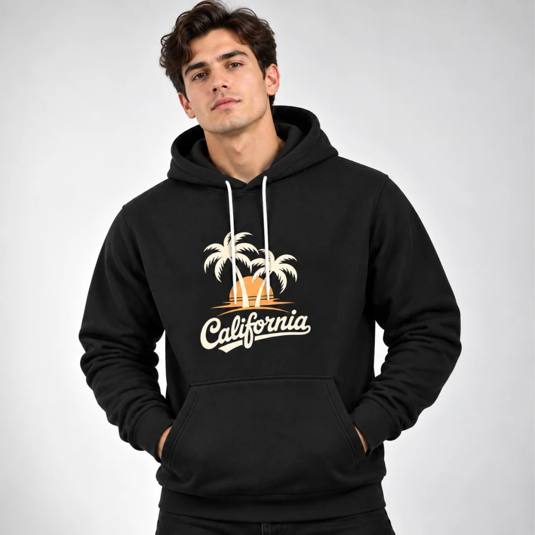 Buso Hoodie Para Hombre Con Capota California (B01)