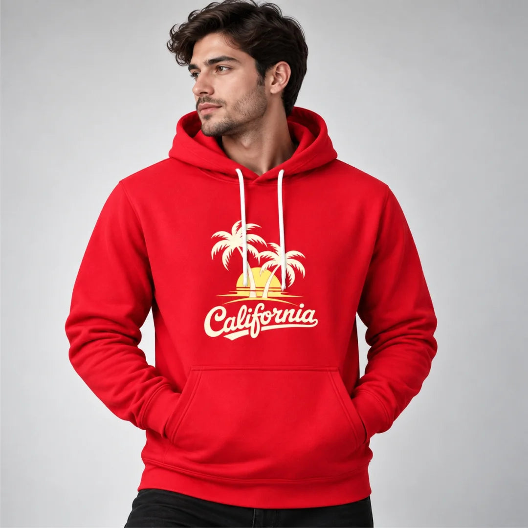 Buso Hoodie Para Hombre Con Capota California (B01)