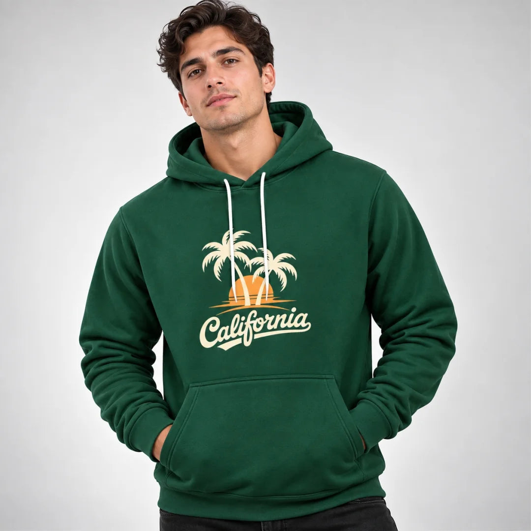 Buso Hoodie Para Hombre Con Capota California (B01)