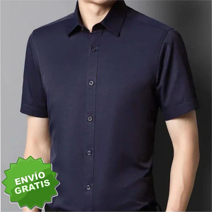 Camisa Slim Manga Corta Para Hombre (Ref. 300)