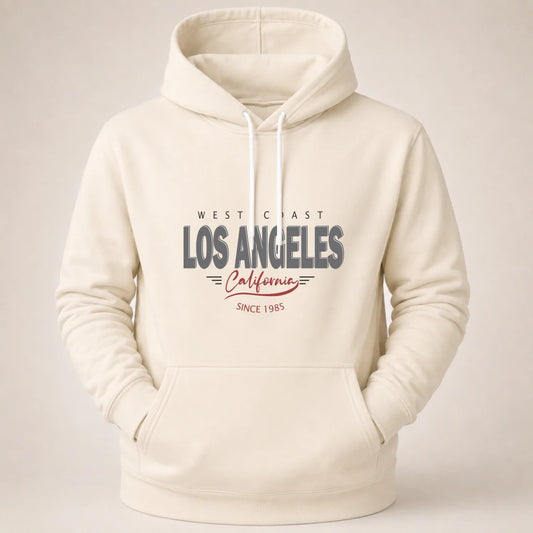 Buso hoodie Unicolor - Capucha Bolsillo Canguro B01 Los Angeles