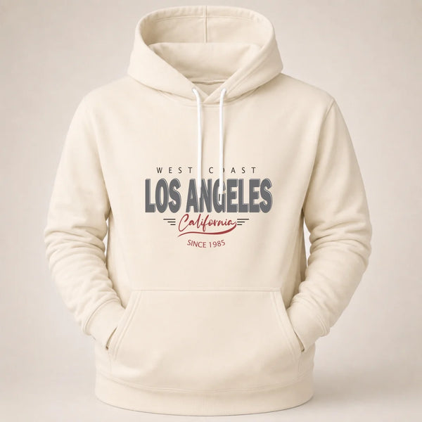 Buso hoodie Unicolor - Capucha Bolsillo Canguro B01 Los Angeles