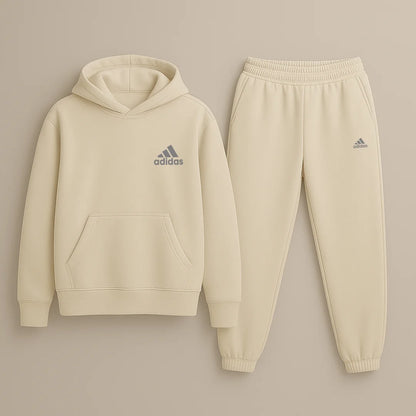 CONJUNTO SUDADERA JOGGER+HOODIE CON CAPOTA PARA HOMBRE ADIDAS