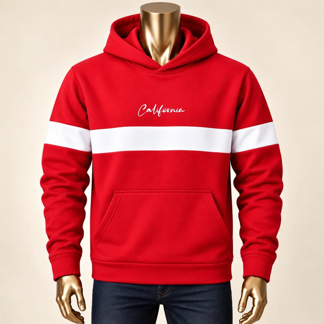 Hoodie Buso para Hombre con Bolsillos y Capucha California (G01)