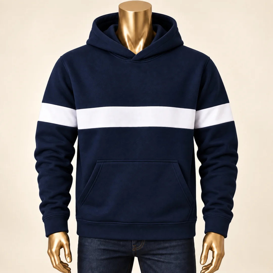 Buso Hombre con Estampado, Capucha y Bolsillo (G01)