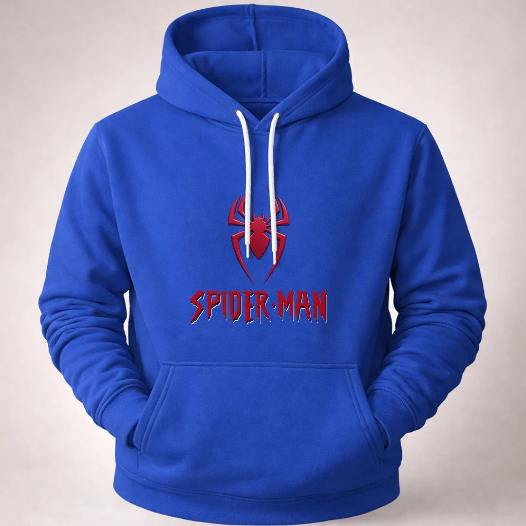 Buso Hoodie Hombre Con Capucha Y Bolsillo Canguro Spiderman (B01)