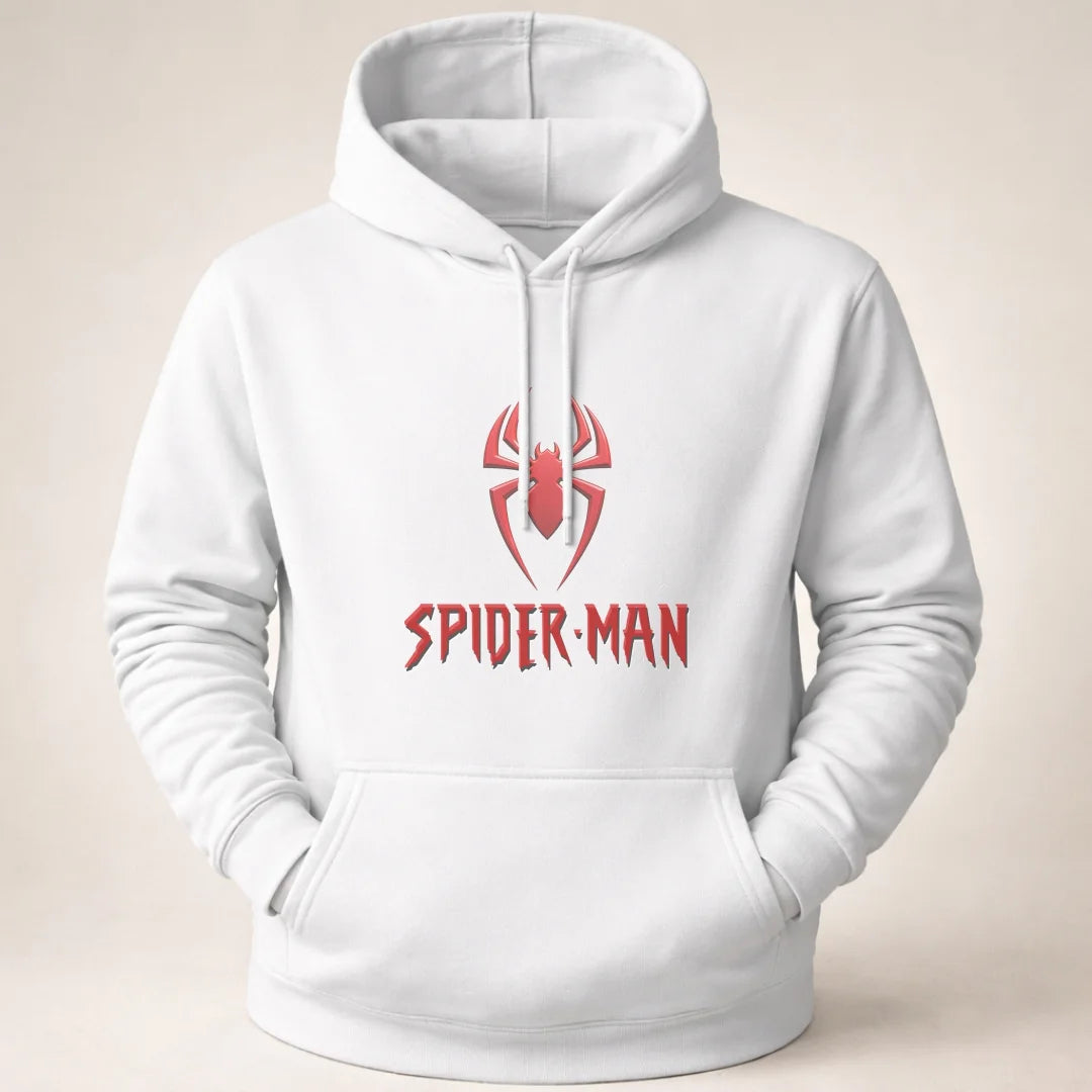 Buso Hoodie Hombre Con Capucha Y Bolsillo Canguro Spiderman (B01)