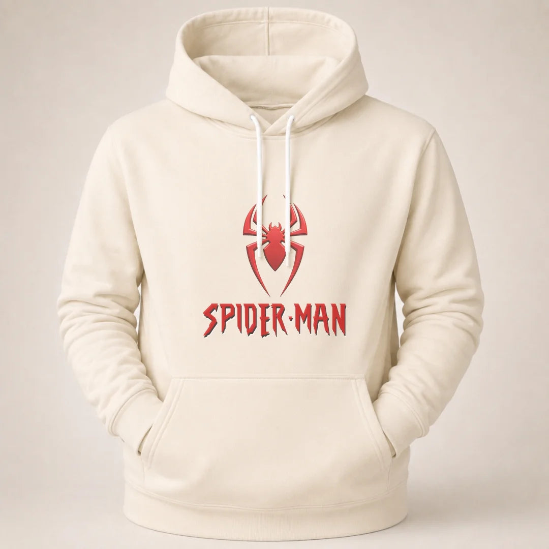 Buso Hoodie Hombre Con Capucha Y Bolsillo Canguro Spiderman (B01)