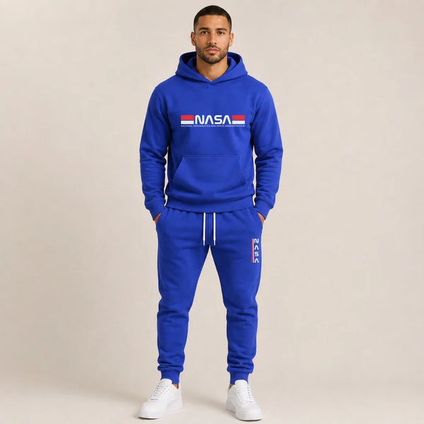Conjunto Hoodie + Jogger Para Hombre Nasa (SH01)