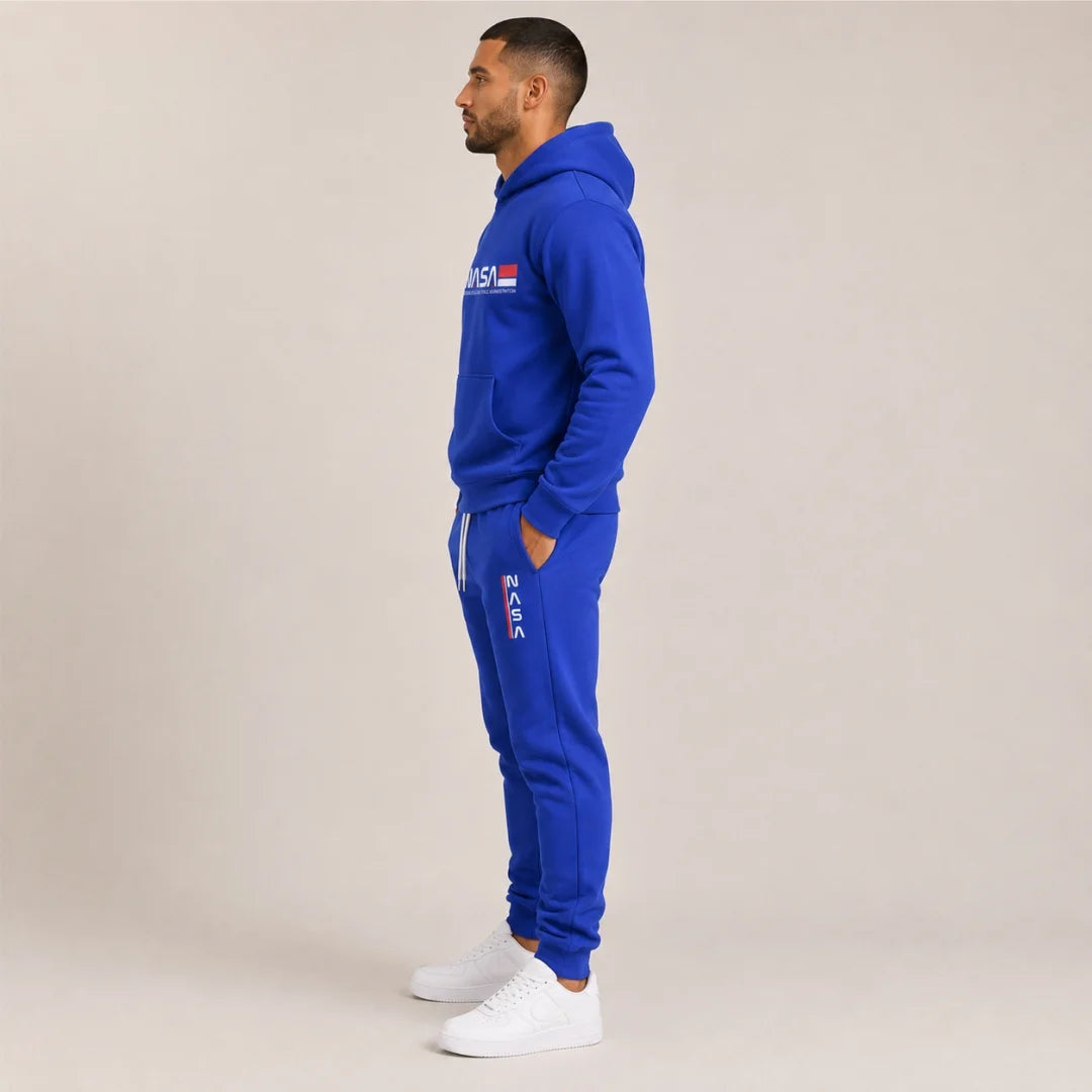 Conjunto Hoodie + Jogger Para Hombre Nasa (SH01)