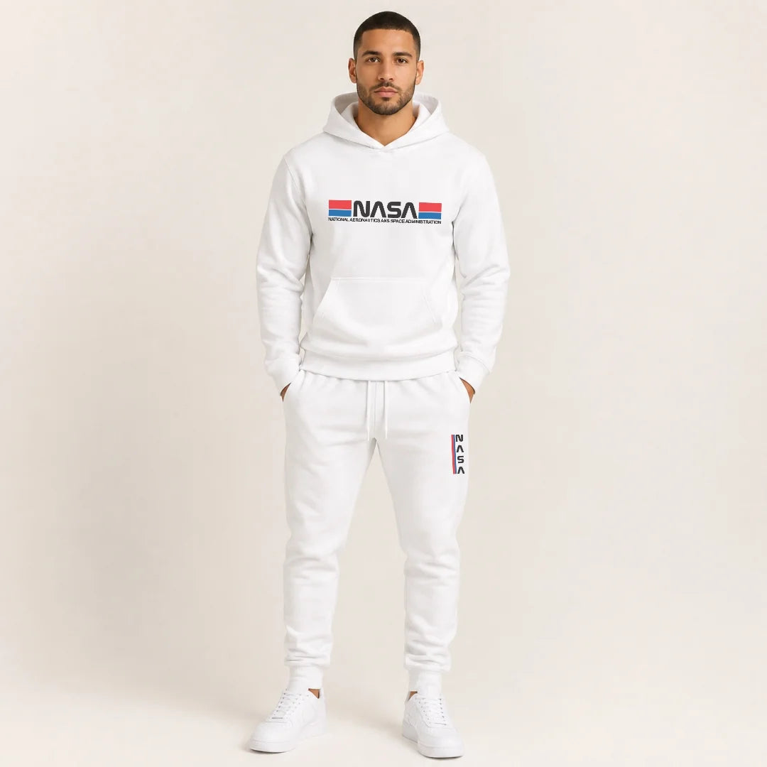 Conjunto Hoodie + Jogger Para Hombre Nasa (SH01)