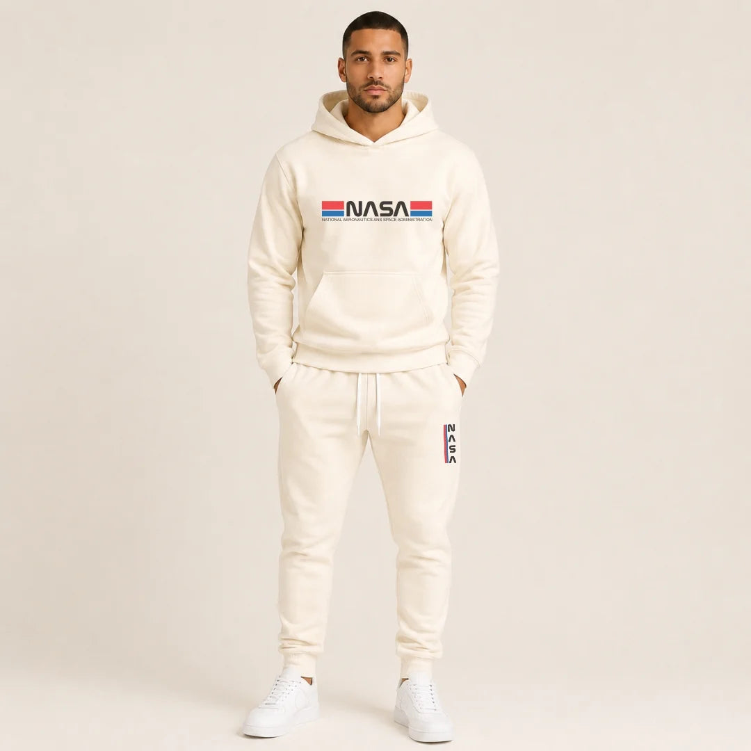 Conjunto Hoodie + Jogger Para Hombre Nasa (SH01)