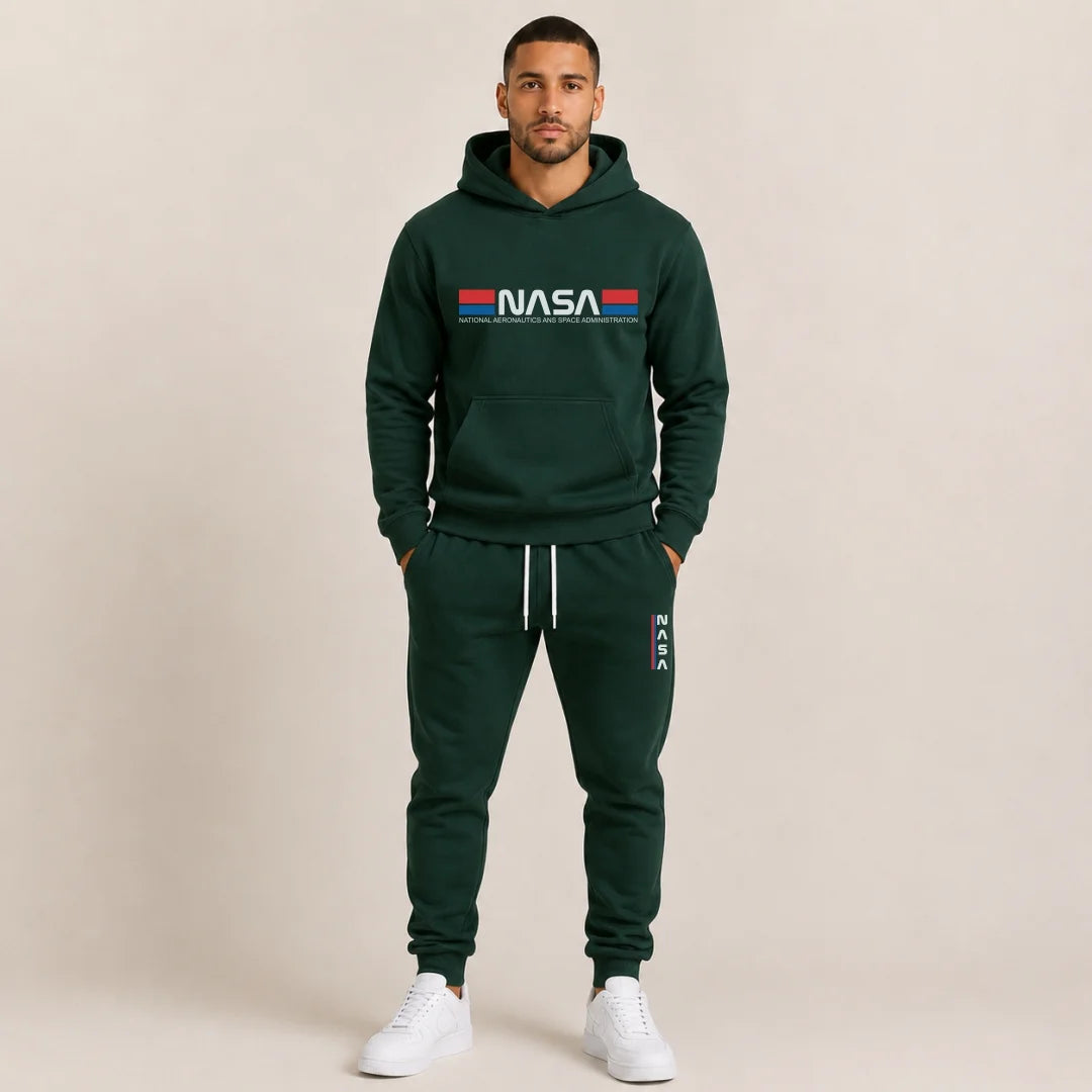 Conjunto Hoodie + Jogger Para Hombre Nasa (SH01)