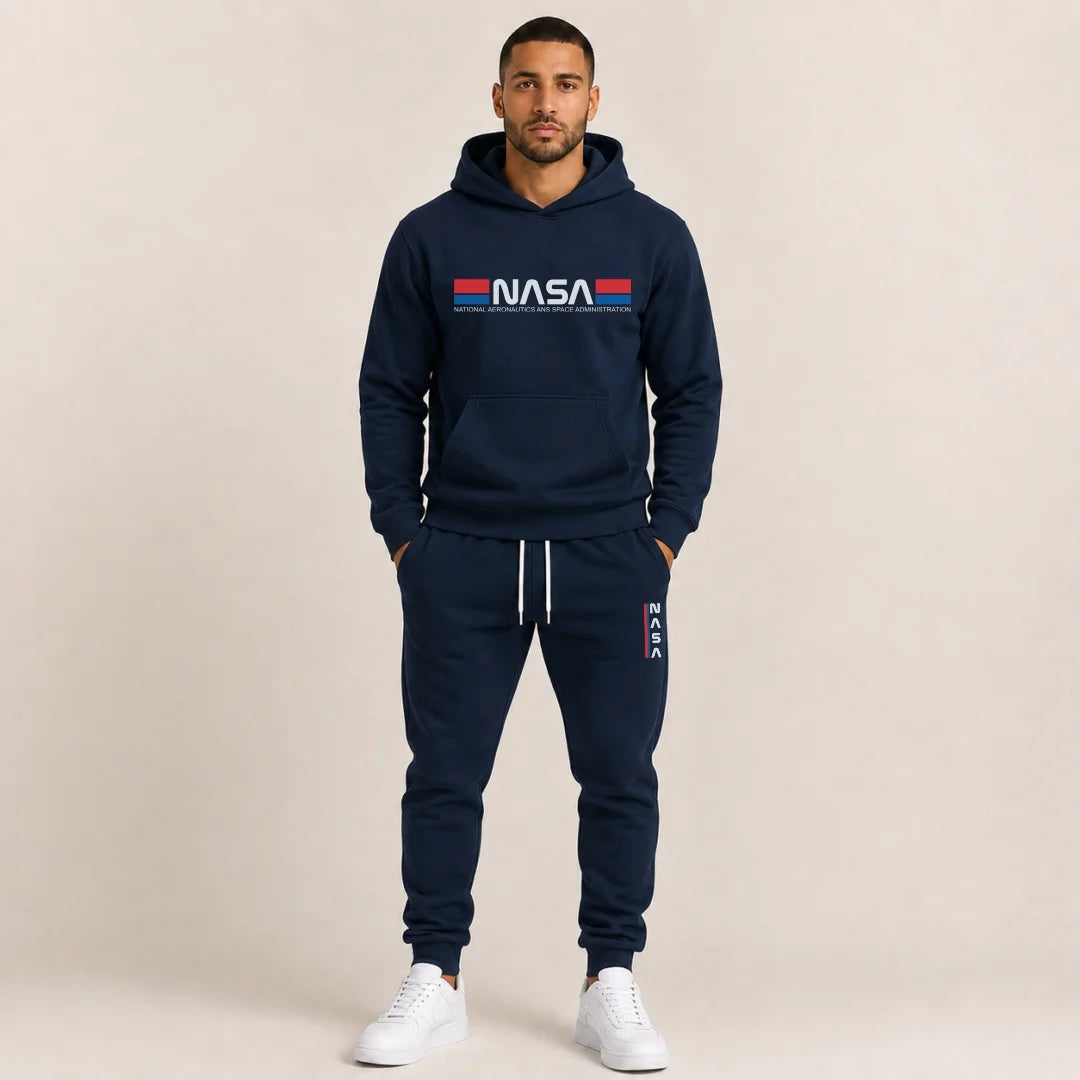 Conjunto Hoodie + Jogger Para Hombre Nasa (SH01)