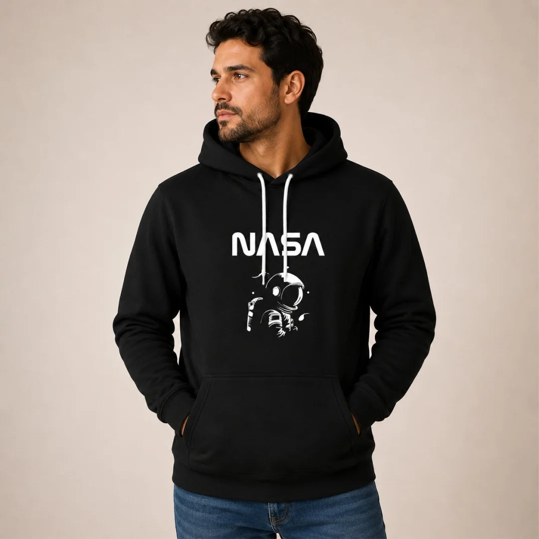 Buso hoodie Unicolor - Capucha Bolsillo Canguro B01 NASA