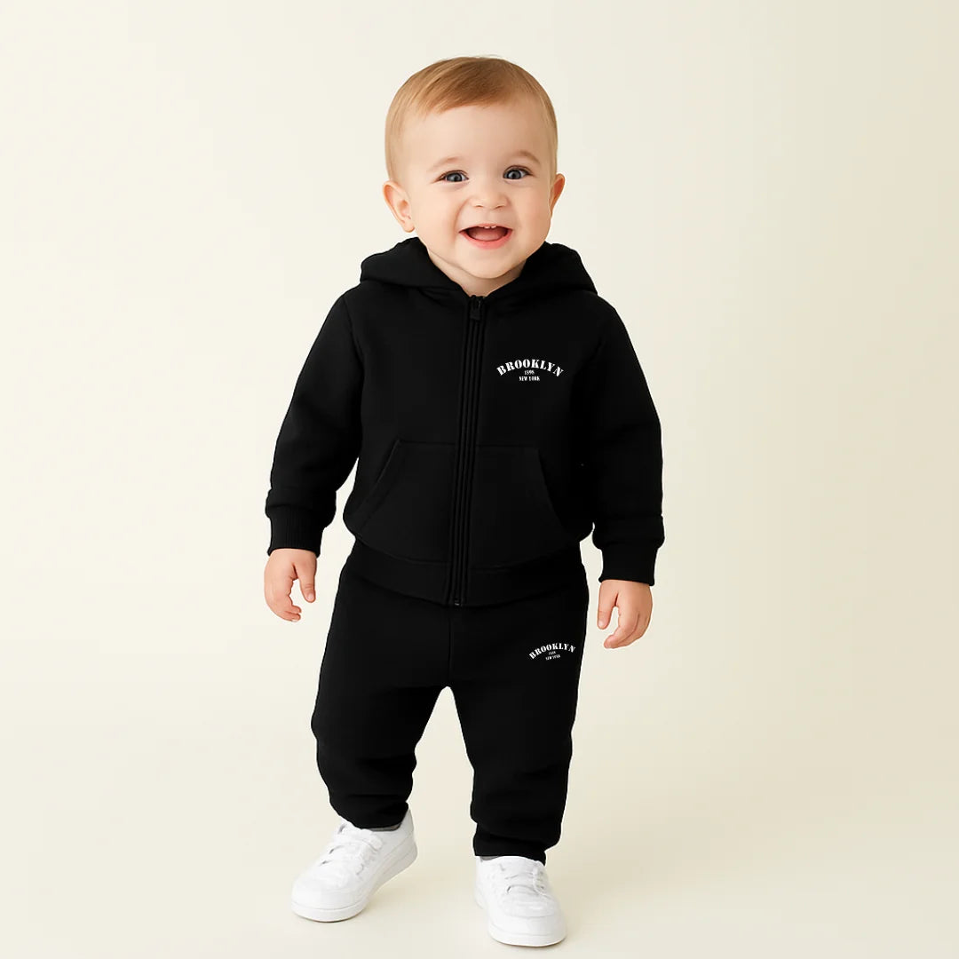 Conjunto Con Cierre Para Niño Brooklyn Tallas 0 a Talla 1