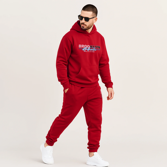 CONJUNTO SUDADERA JOGGER+HOODIE CON CAPOTA PARA HOMBRE BROOKLYN