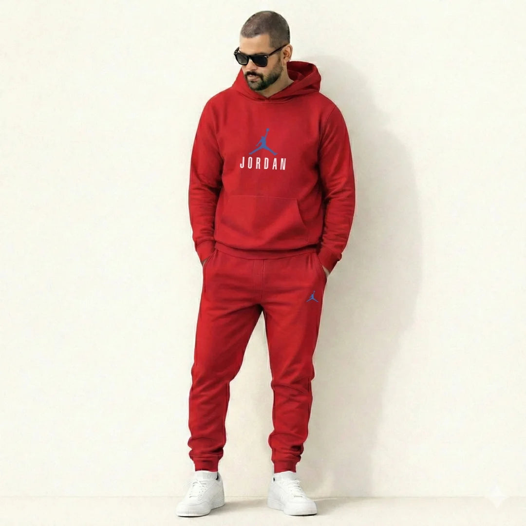 Sudadera Para Hombre - Casual Unicolor Estampado JD