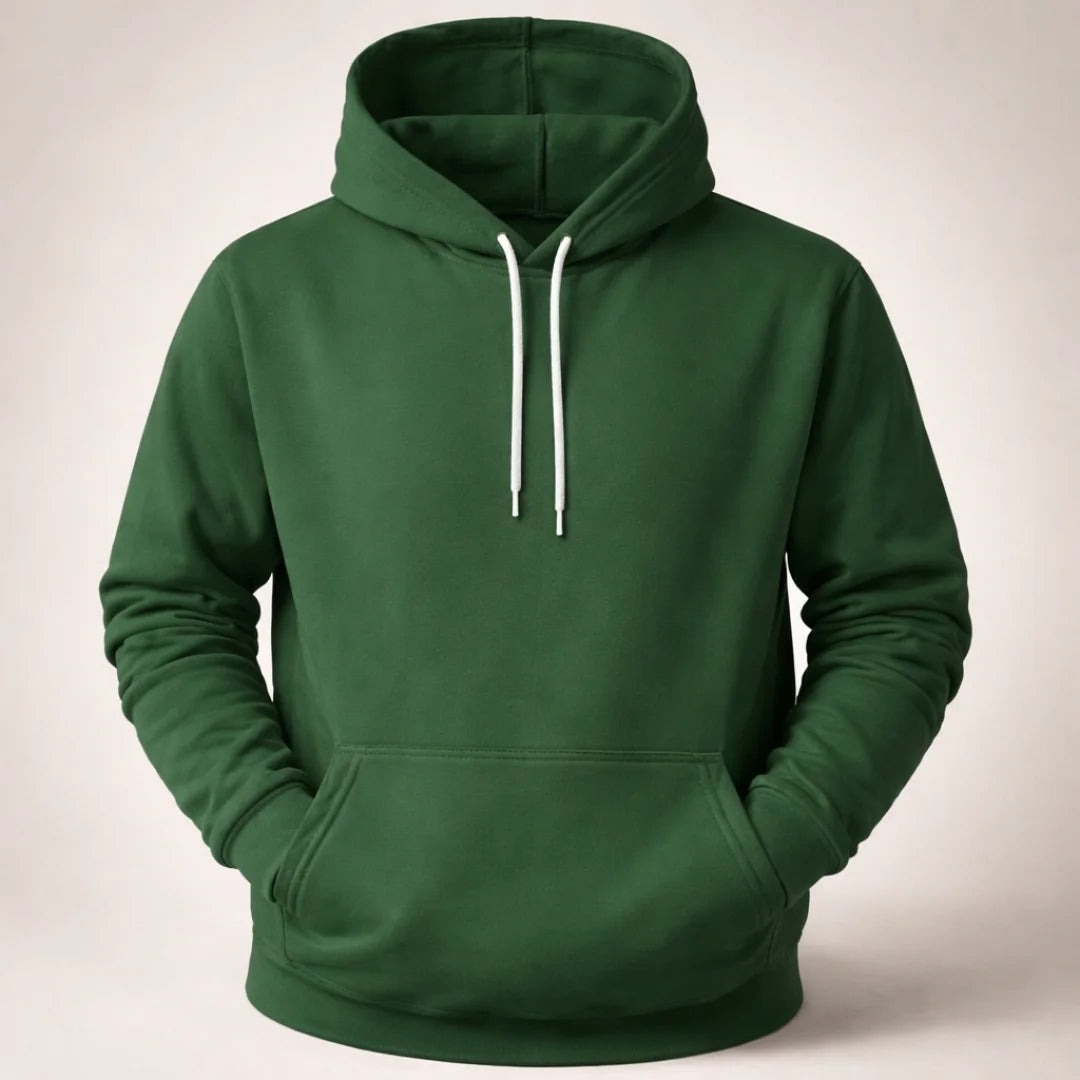 Buso hoodie Unicolor - Capucha Bolsillo Canguro B01 SE