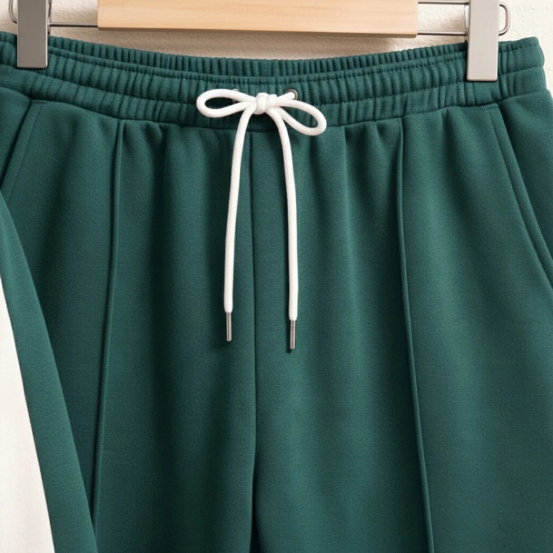 Conjunto Para Hombre Hoodie + Jogger F01 Verde Botella