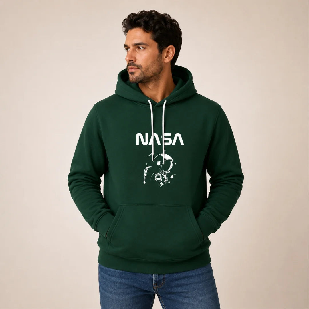 Buso hoodie Unicolor - Capucha Bolsillo Canguro B01 NASA